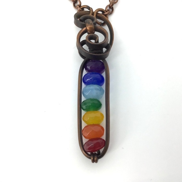 ROY G BIV Hand Crafted Necklace - Picture 7 of 13